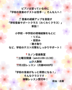 学校音楽サポートクラス